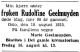 Rudolphine Jacobine Geelmuyden (1846-1935) - Dødsannonse i Aftenposten, tirsdag 13. august 1935