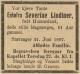 Severine Lindtner (f. Hummeland, 1826-1907) - Dødsannonse i Stavanger Aftenblad den 26. juni 1907 Severine Lindtner (f. Hummeland, 1826-1907) - Dødsannonse i Stavanger Aftenblad den 26. juni 1907