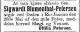 Sigwardt Blumenthal-Petersen (1855-1901) - Dødsannonse i Aftenposten, fredag 5. juli 1901