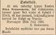 Sina Samsonsen f. Johannesen - Dødsannonse i Stavanger Amtstidende og Adresseavis den 30. juli 1884 Sina Samsonsen f. Johannesen - Dødsannonse i Stavanger Amtstidende og Adresseavis den 30. juli 1884