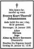 Sverre Kurt Torolf Johannesen (1928-1995) - Dødsannonse i Stavanger Aftenblad, torsdag 19. januar 1995