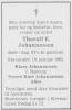 Thoralf Emanuel Johannesen (1898-1982) - Dødsannonse i Stavanger Aftenblad den 20. januar 1982