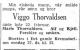 Thorbjørn Viggo Thorvaldsen (1905-1935) - Dødsannonse i Aftenposten den 25. februar 1935 Thorbjørn Viggo Thorvaldsen (1905-1935) - Dødsannonse i Aftenposten den 25. februar 1935