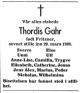 Thordis Gahr, født Fritzner (1898-1985) - Dødsannonse i Aftenposten, tirsdag 9. april 1985 Thordis Gahr, født Fritzner (1898-1985) - Dødsannonse i Aftenposten, tirsdag 9. april 1985