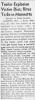 Trailer Explosion, Victim Dies - Article in Green Bay Press-Gazette on the 15th of June 1950 Trailer Explosion, Victim Dies - Article in Green Bay Press-Gazette on the 15th of June 1950