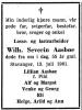 Wilhelm Severin Aasbøe (1906-1961) - Dødsannonse i Stavanger Aftenblad, fredag 14. juli 1961
