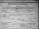 William Henry Walker (1867-1952) and Berdemia Herron (1869-1906) - Marriage License (Missouri, County Marriage, Naturalization, and Court Records, 1800-1991)