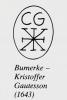Kristoffer Gautesen - Bumerke 1643